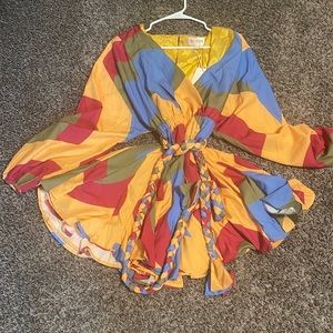multicolor dress
